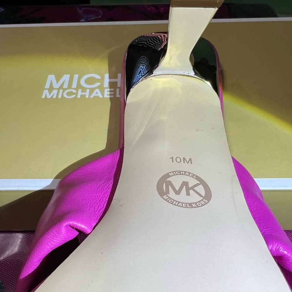 Michael Kors Pink Stiletto Sandals - Picture 6 of 6